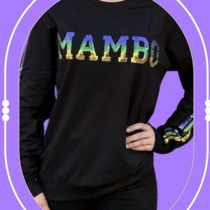 Mardi Gras "Mambo" Sequin
Crewneck Sweatshirt